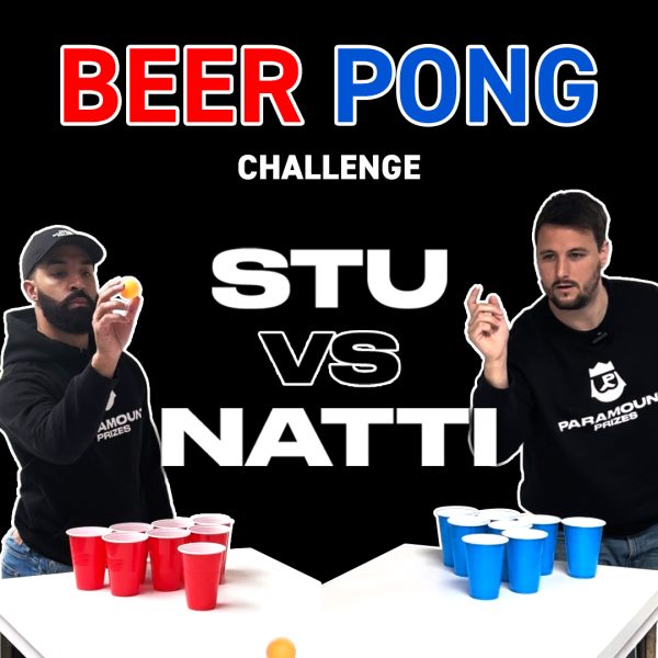 Stu vs Natti - Beer Pong - Free £50 Credit