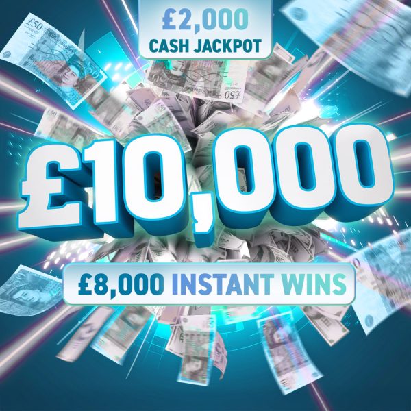 £2000 Cash + £8000 Instant Wins