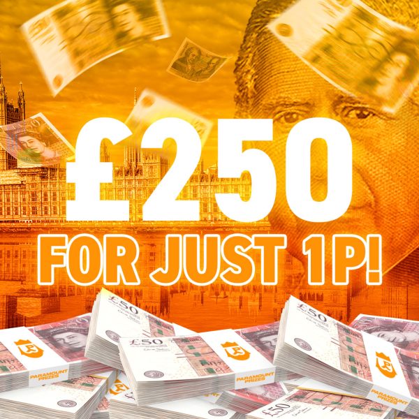 £250 Cash for 1p