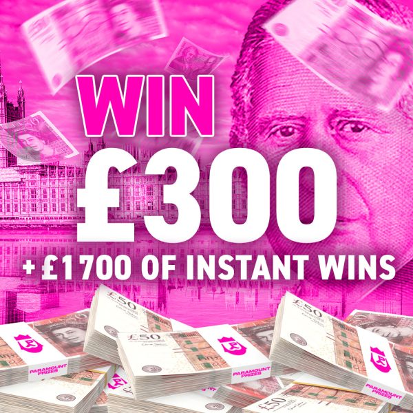 £300 Cash + £1700 Instant Wins