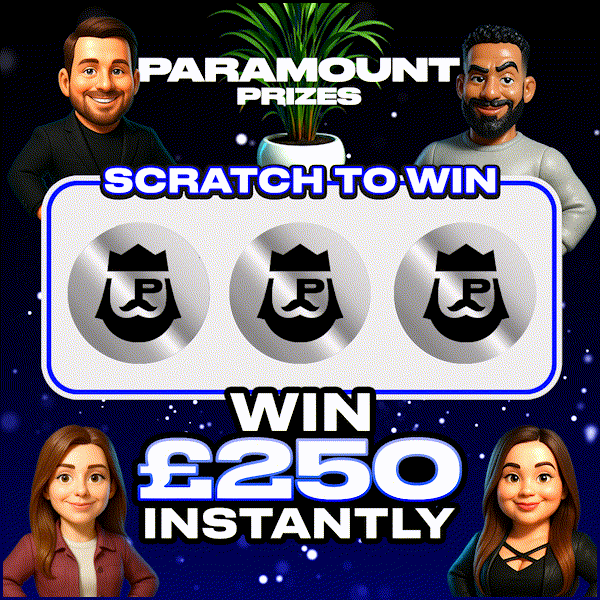£1500 Paramount Scratch Card