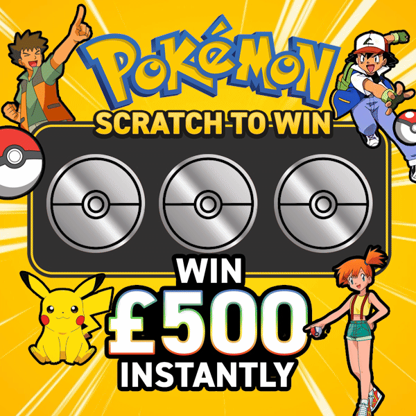 £2000 Pokemon Scratch Card