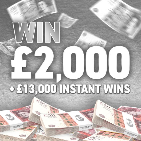 £2000 Cash + £13000 Instant Wins
