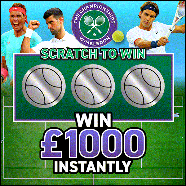 £6000 Wimbledon Season Scratch Card 🎾