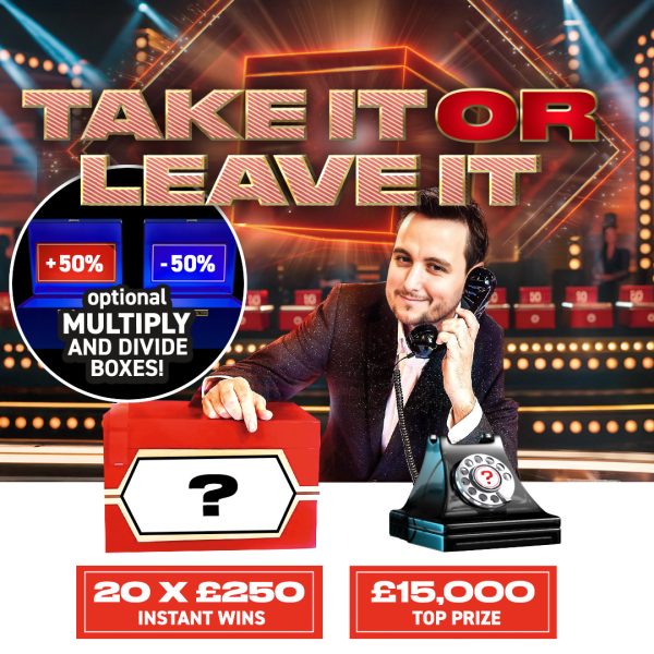 ☎️ Live Take it Or Leave It - £15,000 Cash! 💷