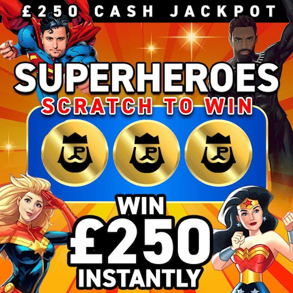 £1500 Super Hero Scratch