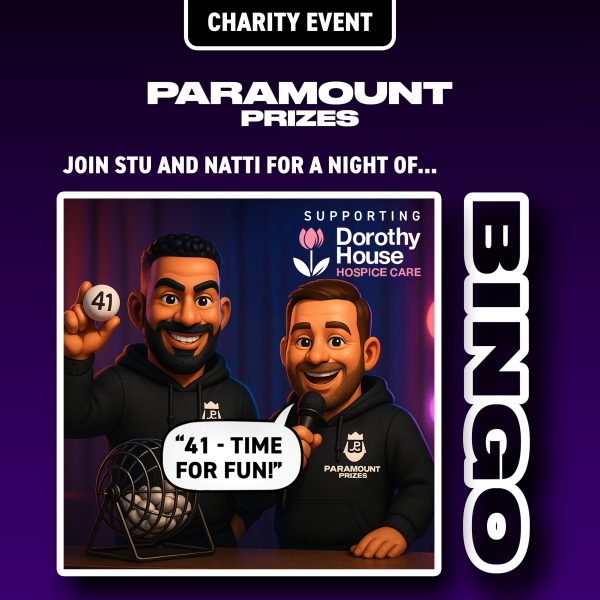 Paramount X Dorothy House Bingo Night - Legends Sports Bar