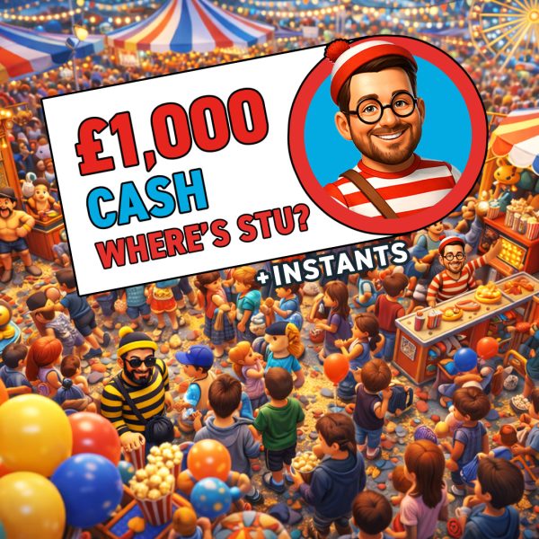 £1000 Cash + £6000 Instant Wins
