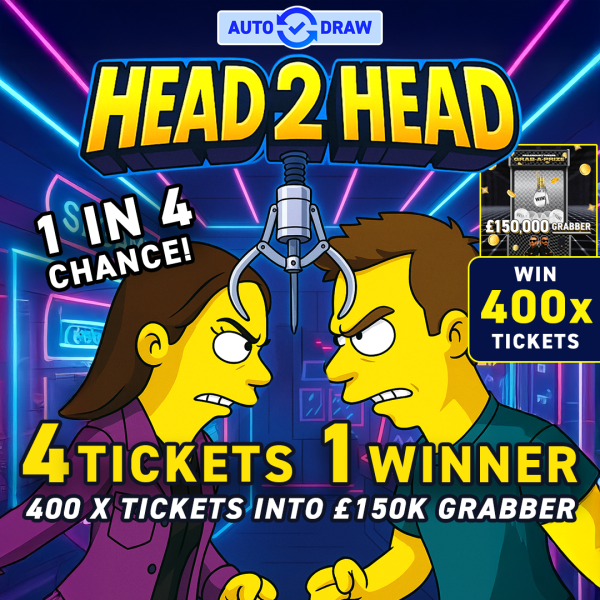 1 in 4 Chance - 400 Tickets Into Grabber! #1