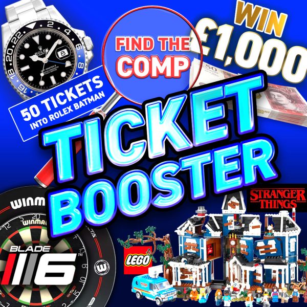Ticket Booster - 11th Jan Comps