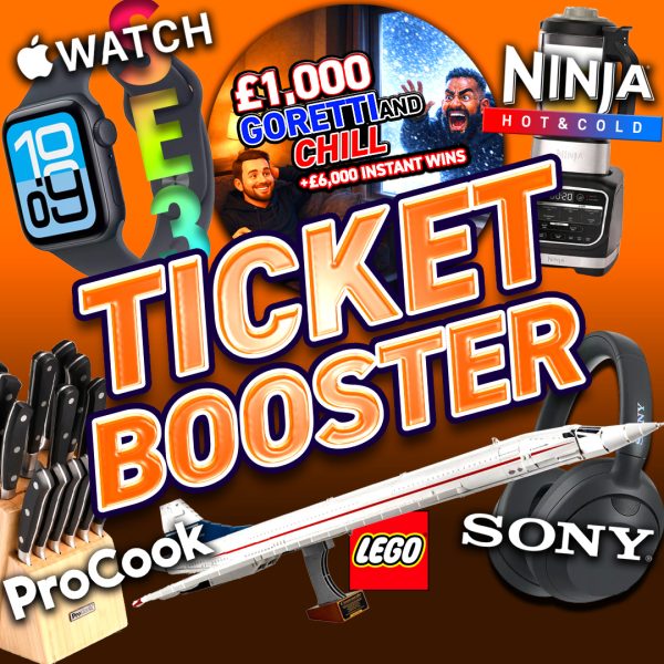 Ticket Booster - 18th Jan Comps