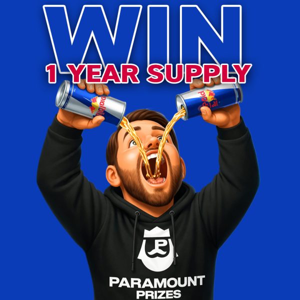 1-year supply of Redbull 🐂