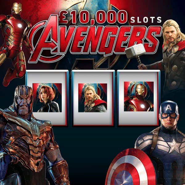 £10,000 Avengers Slots 🎰 - 176 Instant Wins - £500 Jackpot
