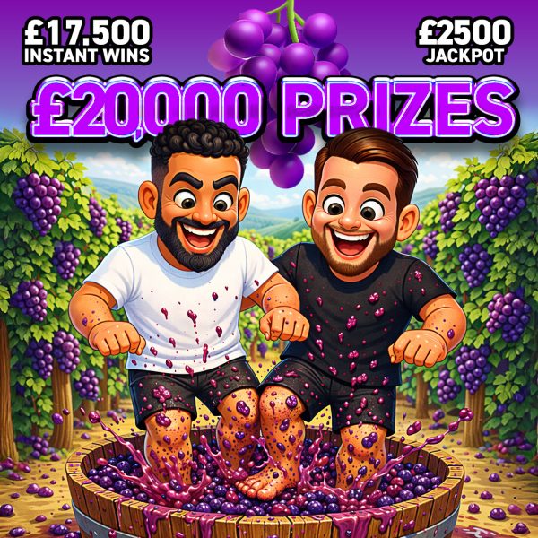 £20,000 in Prizes 25p to enter!